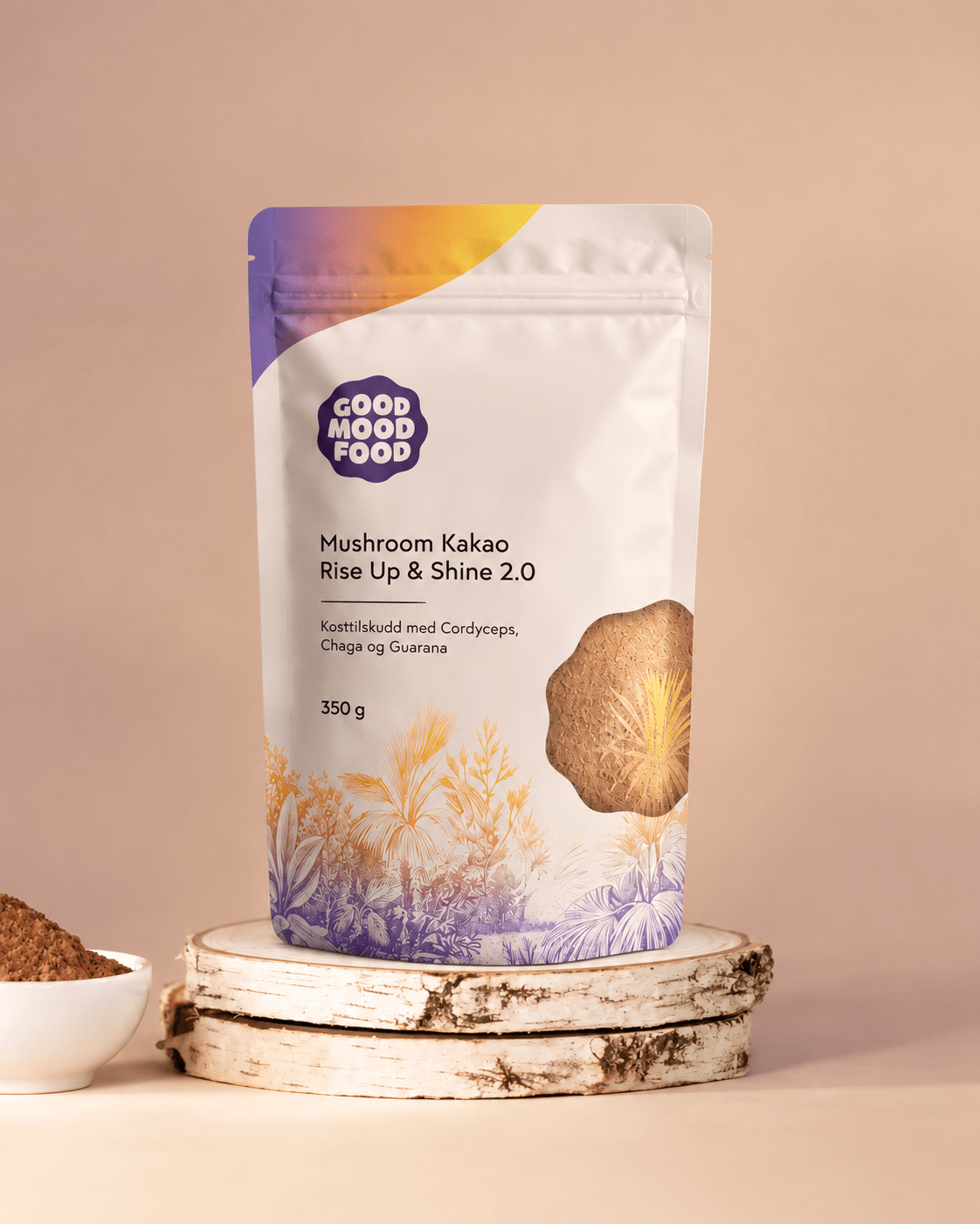 Energigivende soppkakao 350 gram rise up and shine 2.0 - Cacaodile