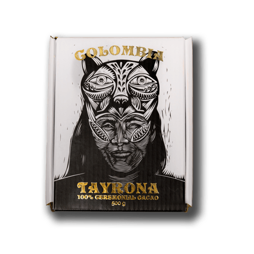 Økologisk håndlaget seremoniell kakaobar fra Colombia 500 gram - Cacaodile