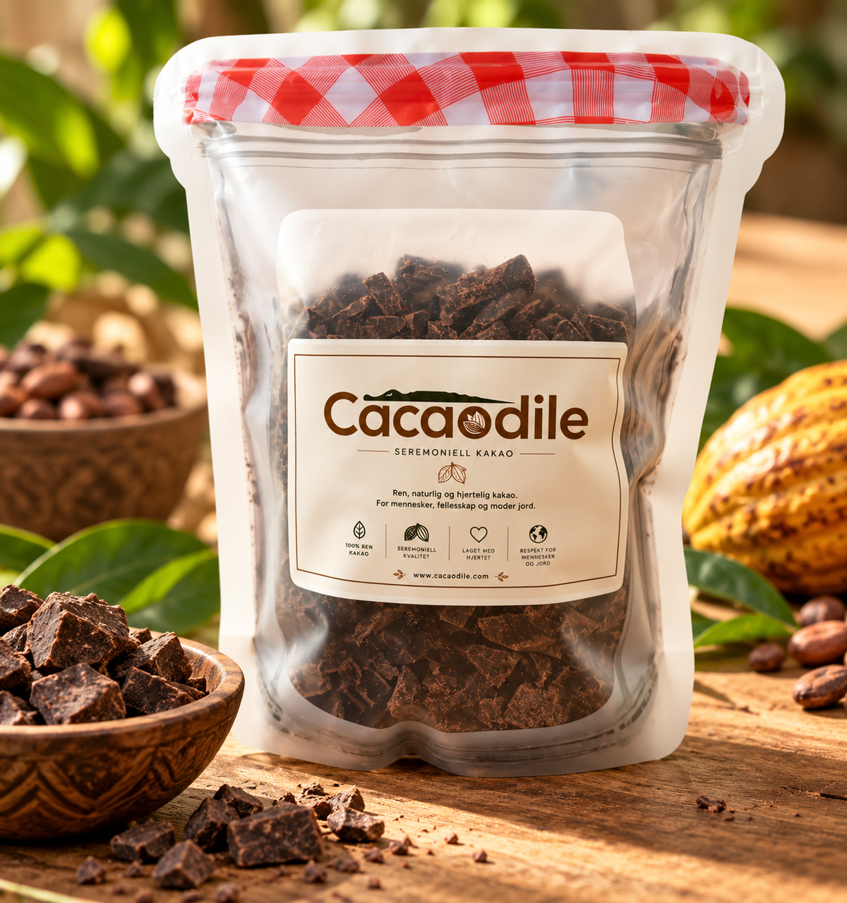 Seremoniell kakao fra Ecuador (Providence del Guayas) 500 gram - Cacaodile